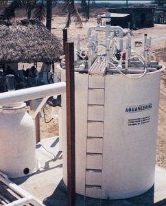 Fluidized bed biofiltration technology for oligotrophic water quality
