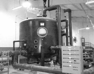 Treatment of recirculating waters with floating bead bioclarifiers