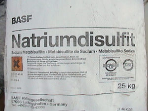 Sodium bisulfite treatments improve shrimp appearance but require proper disposal