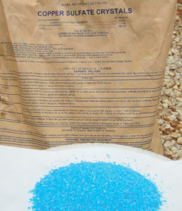 Copper treatments control phytoplankton