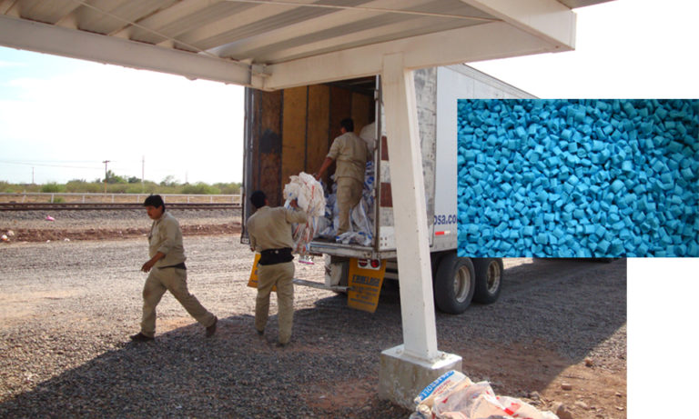 Article image for Shrimp feed bags recycled in Mexico