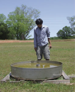 Evaporation affected by sunlight, temperature, wind