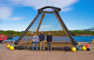 Marine aquaculture with copper alloy nets