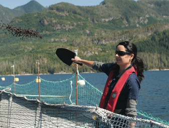 salmon farmers