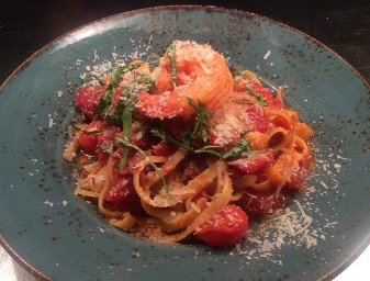 One of Chef Ned Bell's dishes featuring Selva Shrimp from Vietnam. Photo courtesy of Ned Bell.