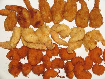 camarones empanados