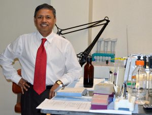 Big shoes to fill: Dhar takes reins at shrimp pathology laboratory