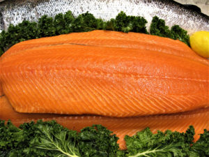 Omega-3 fatty acid composition of Atlantic salmon fillets